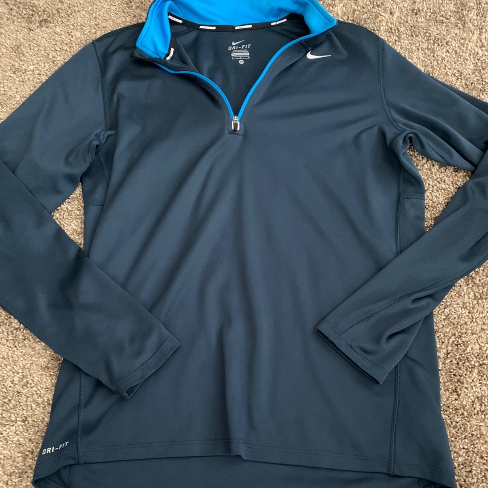 Nike drifit running quarter zip pullover sz M